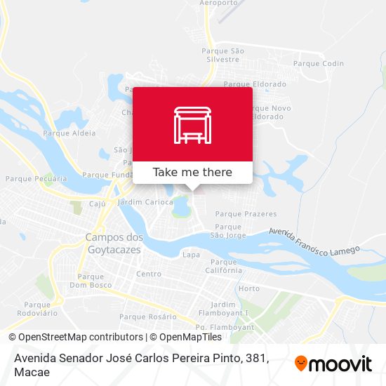Avenida Senador José Carlos Pereira Pinto, 381 map