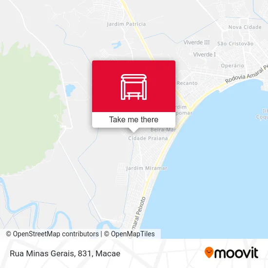 Rua Minas Gerais, 831 map