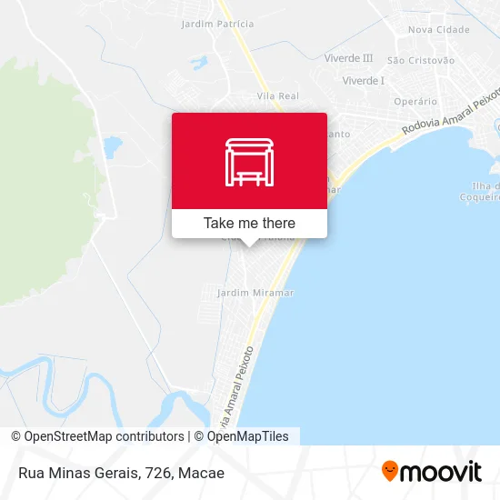 Rua Minas Gerais, 726 map