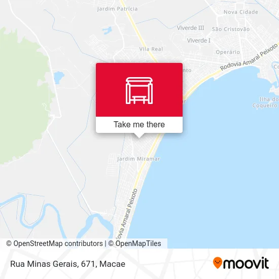 Rua Minas Gerais, 671 map