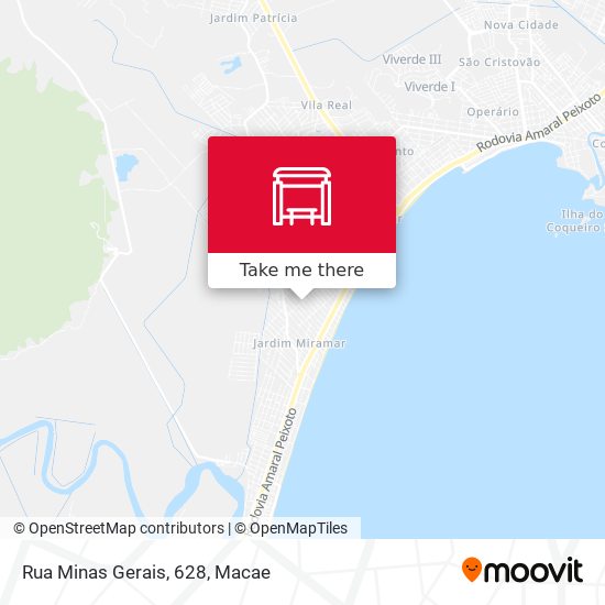 Rua Minas Gerais, 628 map