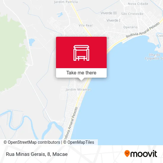 Rua Minas Gerais, 8 map