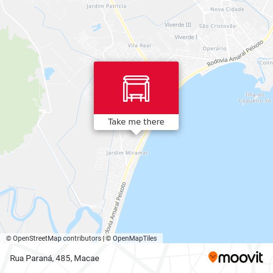 Rua Paraná, 485 map