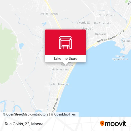 Rua Goiás, 22 map