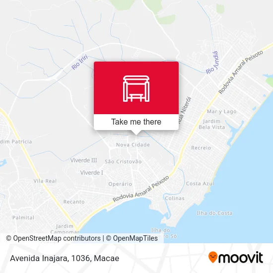 Avenida Inajara, 1036 map