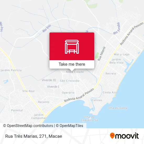 Rua Três Marias, 271 map