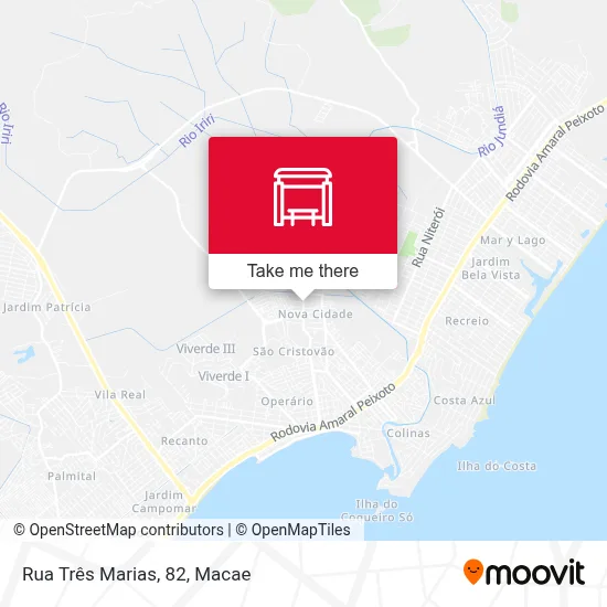 Rua Três Marias, 82 map