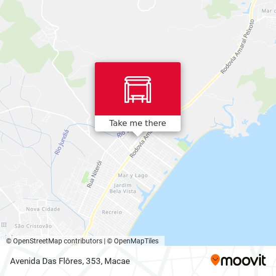Avenida Das Flôres, 353 map