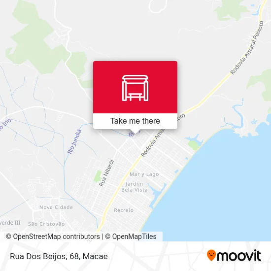 Rua Dos Beijos, 68 map