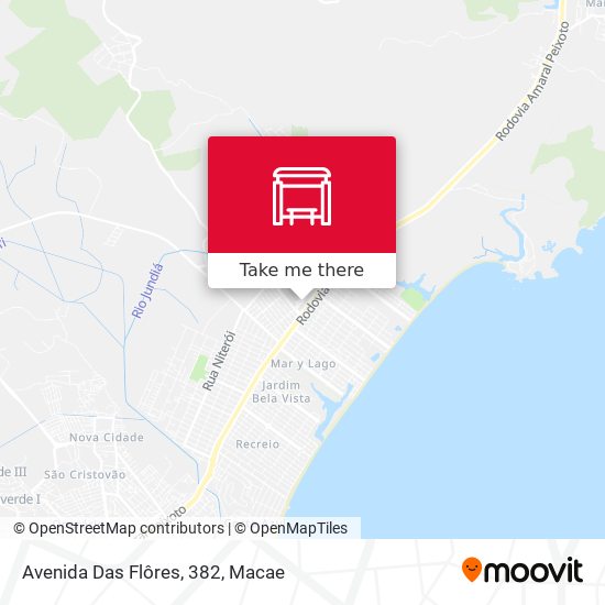 Avenida Das Flôres, 382 map