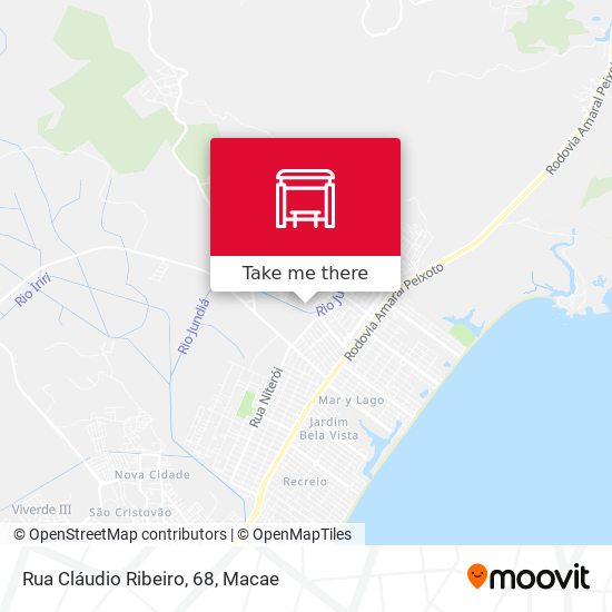 Rua Cláudio Ribeiro, 68 map