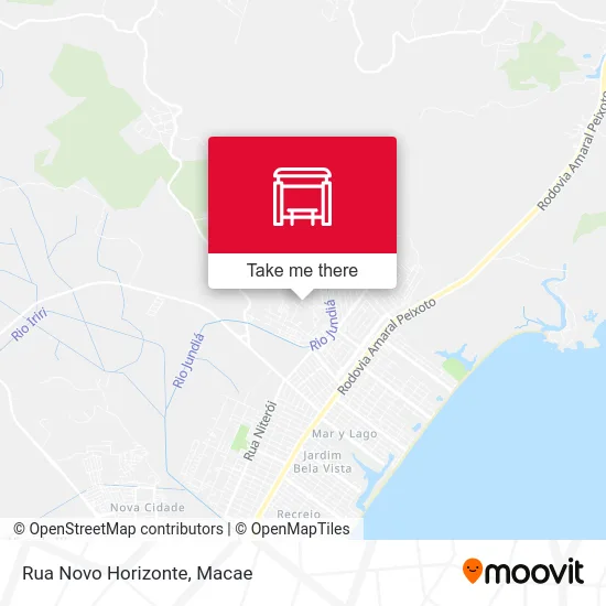 Rua Novo Horizonte map