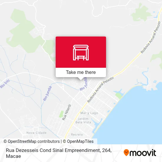 Rua Dezesseis Cond Sinal Empreendiment, 264 map