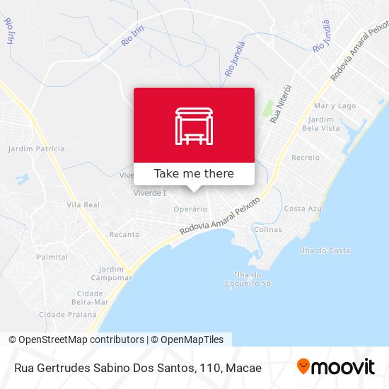 Rua Gertrudes Sabino Dos Santos, 110 map