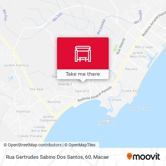 Rua Gertrudes Sabino Dos Santos, 60 map