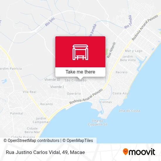 Rua Justino Carlos Vidal, 49 map