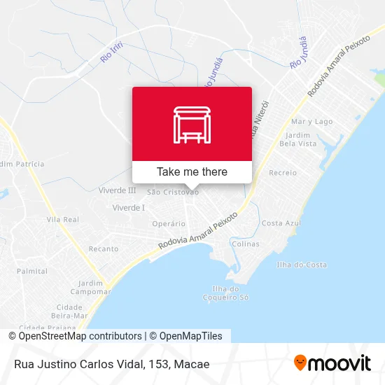 Rua Justino Carlos Vidal, 153 map