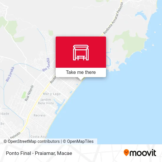 Ponto Final - Praiamar map