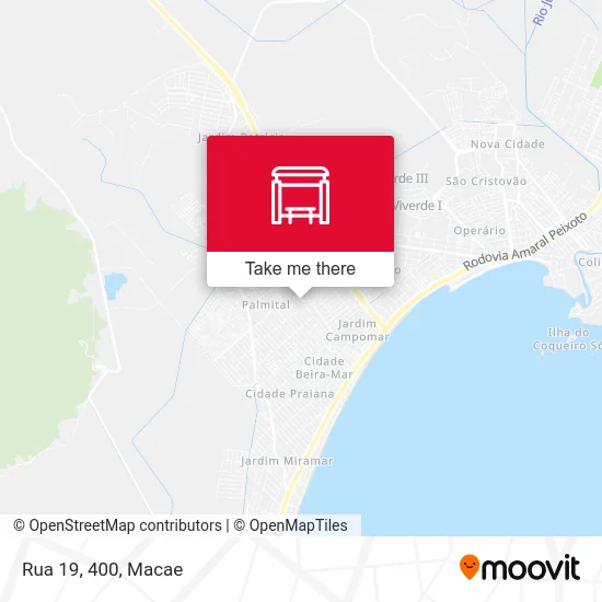 Rua 19, 400 map