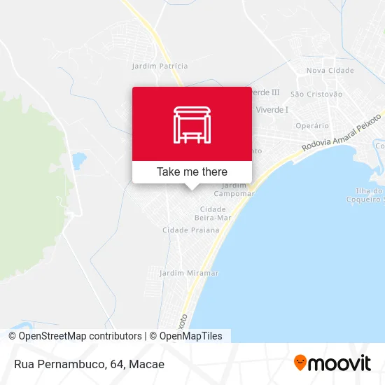 Rua Pernambuco, 64 map