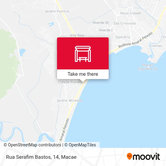 Rua Serafim Bastos, 14 map