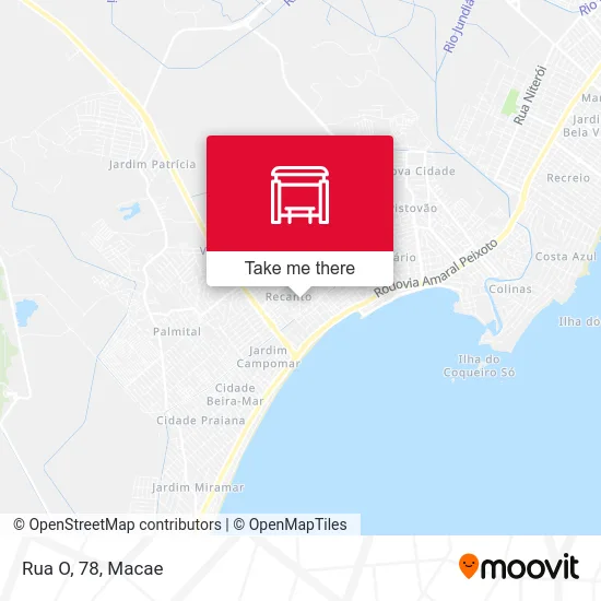 Rua O, 78 map