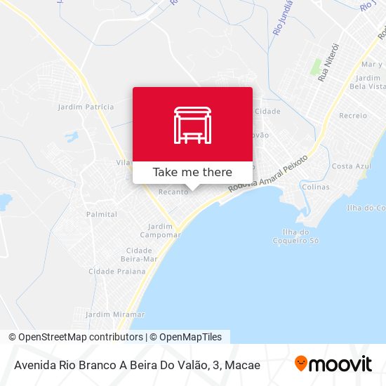 Avenida Rio Branco A Beira Do Valão, 3 map