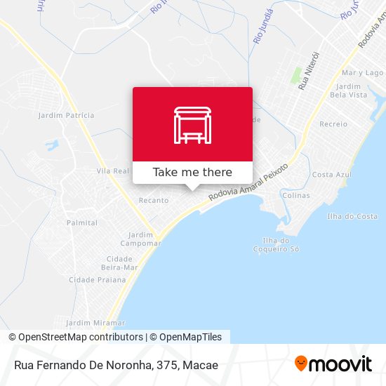 Rua Fernando De Noronha, 375 map
