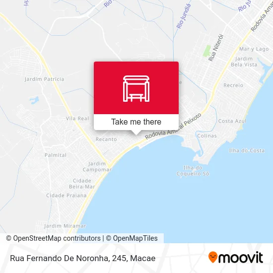 Rua Fernando De Noronha, 245 map