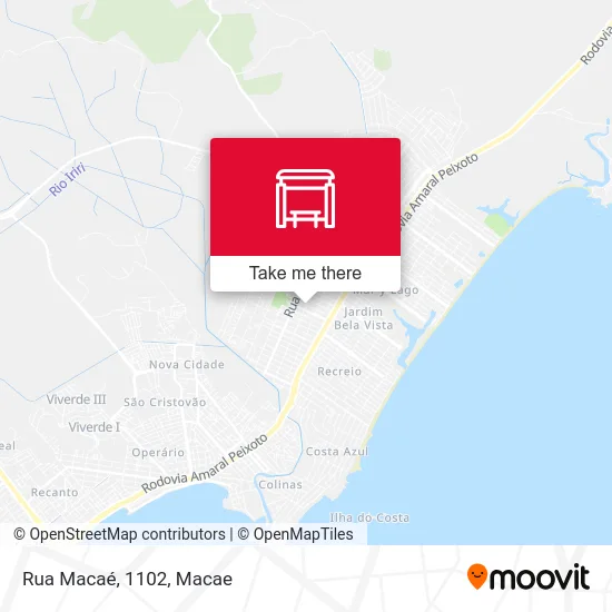 Rua Macaé, 1102 map