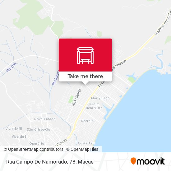 Mapa Rua Campo De Namorado, 78