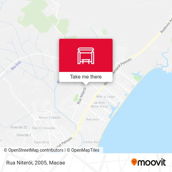 Rua Niterói, 2005 map