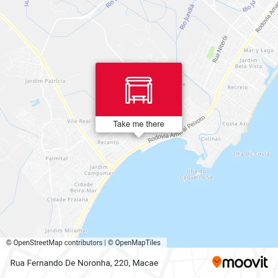 Rua Fernando De Noronha, 220 map