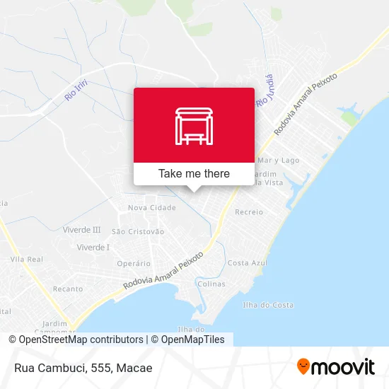 Rua Cambuci, 555 map