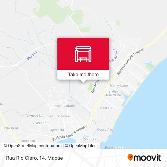 Rua Rio Claro, 14 map