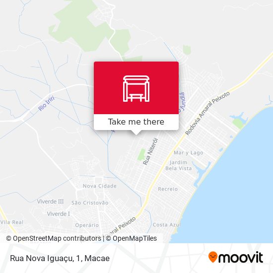 Rua Nova Iguaçu, 1 map