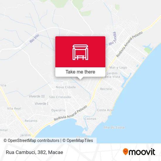Rua Cambuci, 382 map