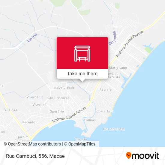 Rua Cambuci, 556 map