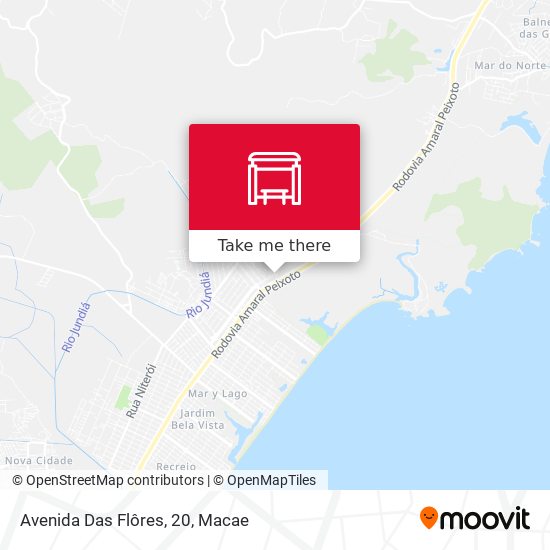 Avenida Das Flôres, 20 map