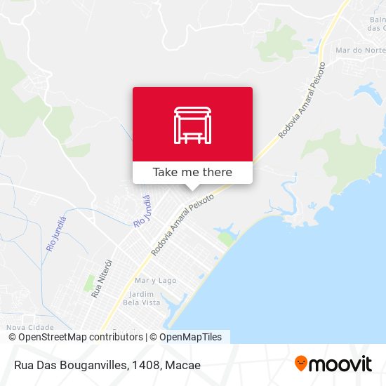 Rua Das Bouganvilles, 1408 map