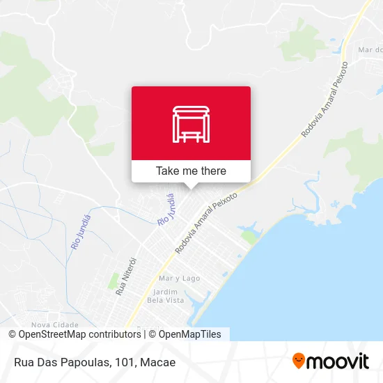Rua Das Papoulas, 101 map