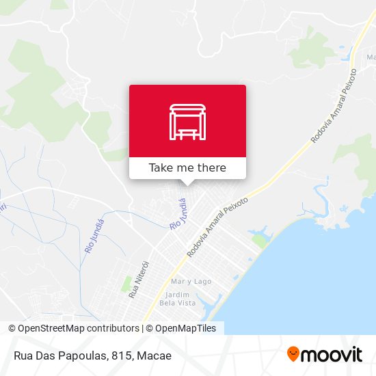 Rua Das Papoulas, 815 map