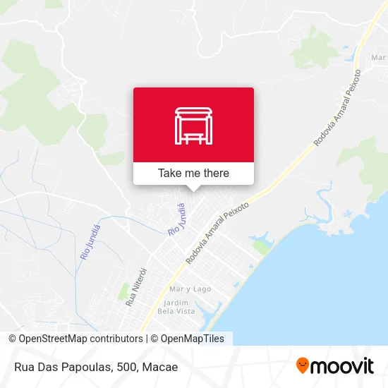 Rua Das Papoulas, 500 map