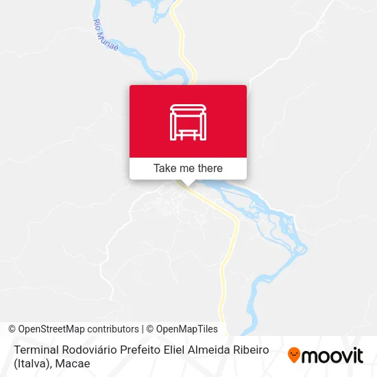 Terminal Rodoviário Prefeito Eliel Almeida Ribeiro (Italva) map