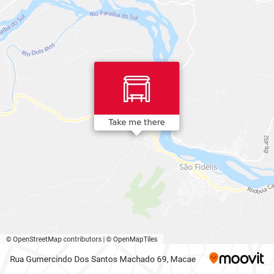 Mapa Rua Gumercindo Dos Santos Machado 69