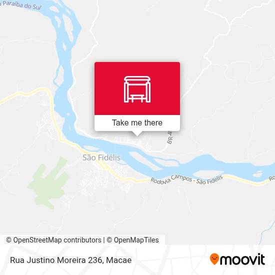 Rua Justino Moreira 236 map