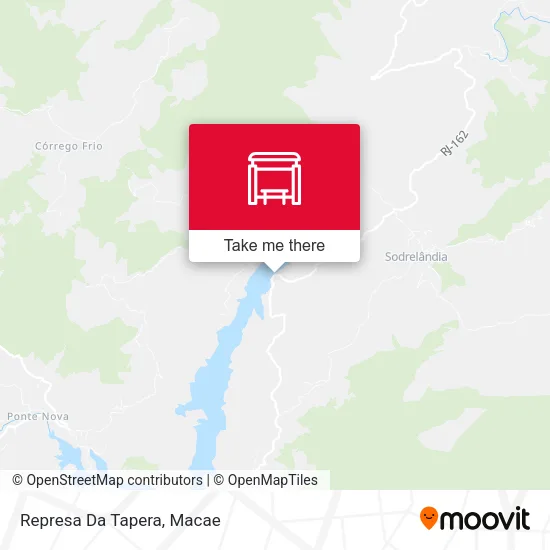 Represa Da Tapera map