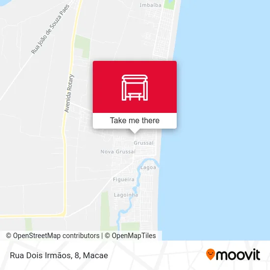 Rua Dois Irmãos, 8 map