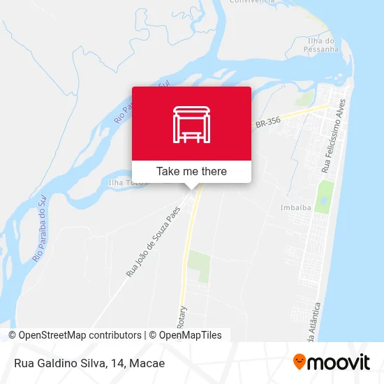Rua Galdino Silva, 14 map