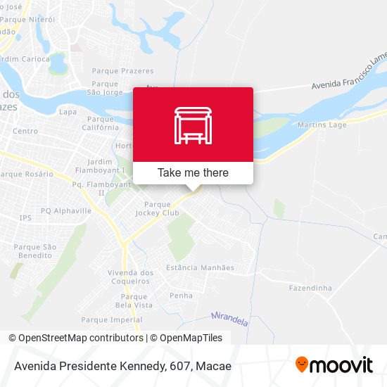 Mapa Avenida Presidente Kennedy, 607
